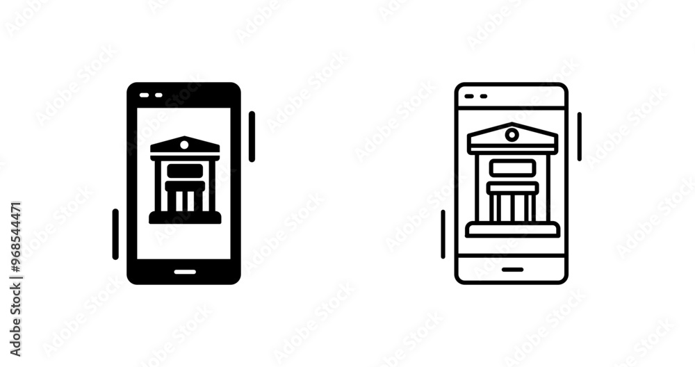 Online Banking Vector Icon Online Banking Vector Icon