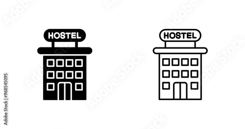 Hostel Vector Icon