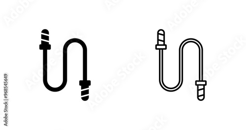 Jumping Rope Vector Icon