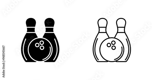 Bowling Vector Icon