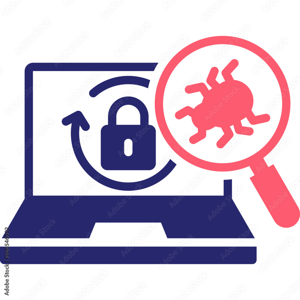 Fototapeta premium Penetration Testing Icon