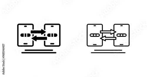 Data Synchronization Vector Icon