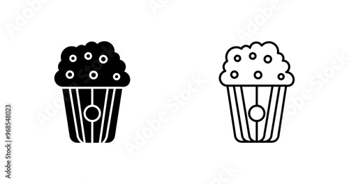 Pop corn Vector Icon