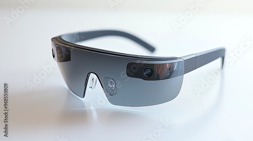 Smart glasses, on the white background