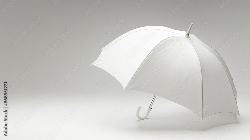 Smart umbrella, on the white background Smart umbrella, on the white background