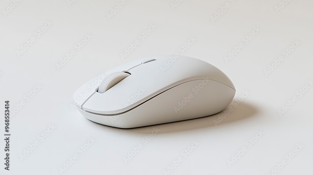 Wireless mouse, on the white background Wireless mouse, on the white background