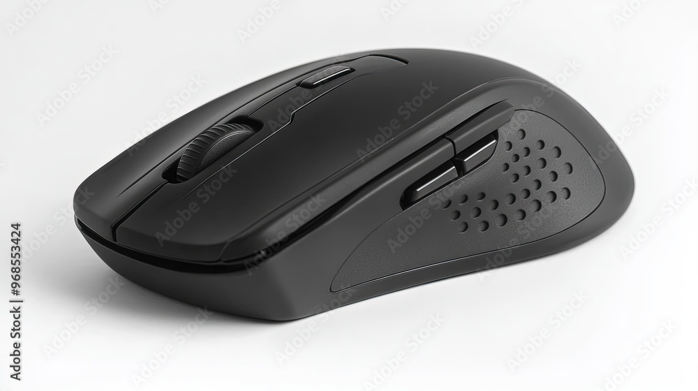 Wireless mouse, on the white background Wireless mouse, on the white background