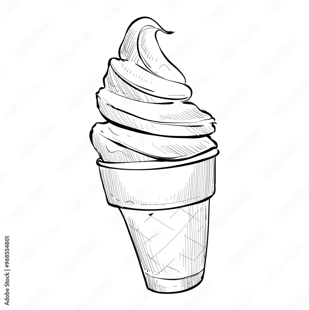 ice cream handdrawn illustration ice cream handdrawn illustration