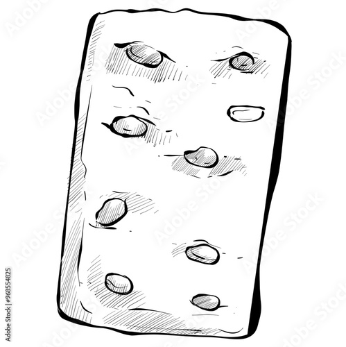 biscuits handdrawn illustration