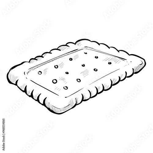 biscuits handdrawn illustration