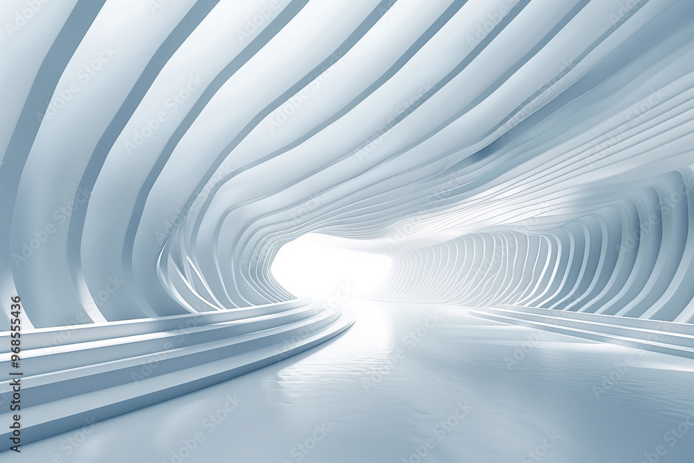 Obraz premium Futuristic 3D Virtual Space Background