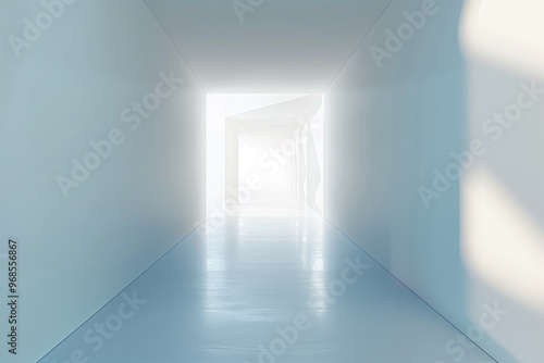 Futuristic 3D Virtual Space Background