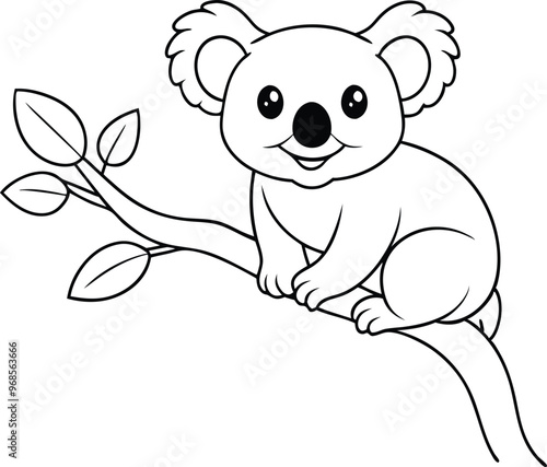 Happy Panda Coloring Pages for Kids