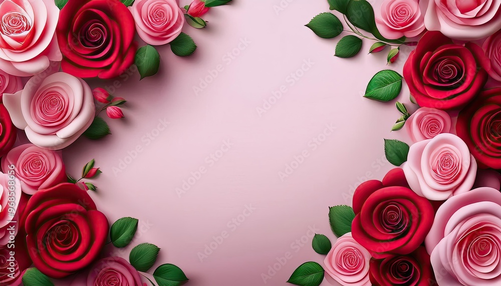 Wedding images, pink rose and red rose copy space background. Wedding images, pink rose and red rose copy space background.