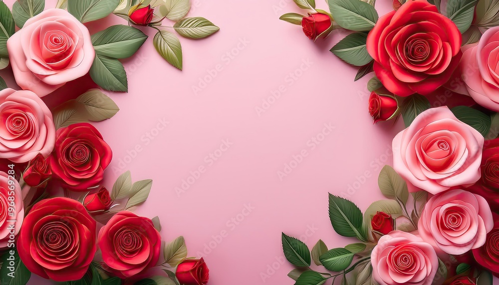 Wedding images, pink rose and red rose copy space background. Wedding images, pink rose and red rose copy space background.