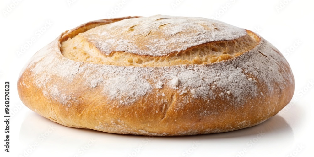 Round loaf of bread Ciabatta isolated on white background symmetrical, delicious, artisan,Ciabatta, symmetrical, bakery, round, breakfast, white background, appetizing, food, crusty Round loaf of bread Ciabatta isolated on white background symmetrical, delicious, artisan,Ciabatta, symmetrical, bakery, round, breakfast, white background, appetizing, food, crusty