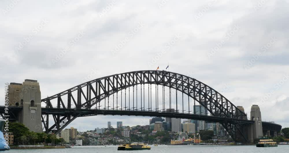 Sydney Harbor Bridge,one of the landmarks of Sydney, Australia. Sydney Harbor Bridge,one of the landmarks of Sydney, Australia.