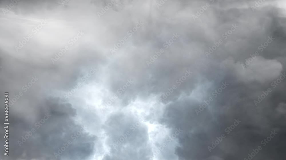 loudscape with lightning bolt in dark sky. loudscape with lightning bolt in dark sky.