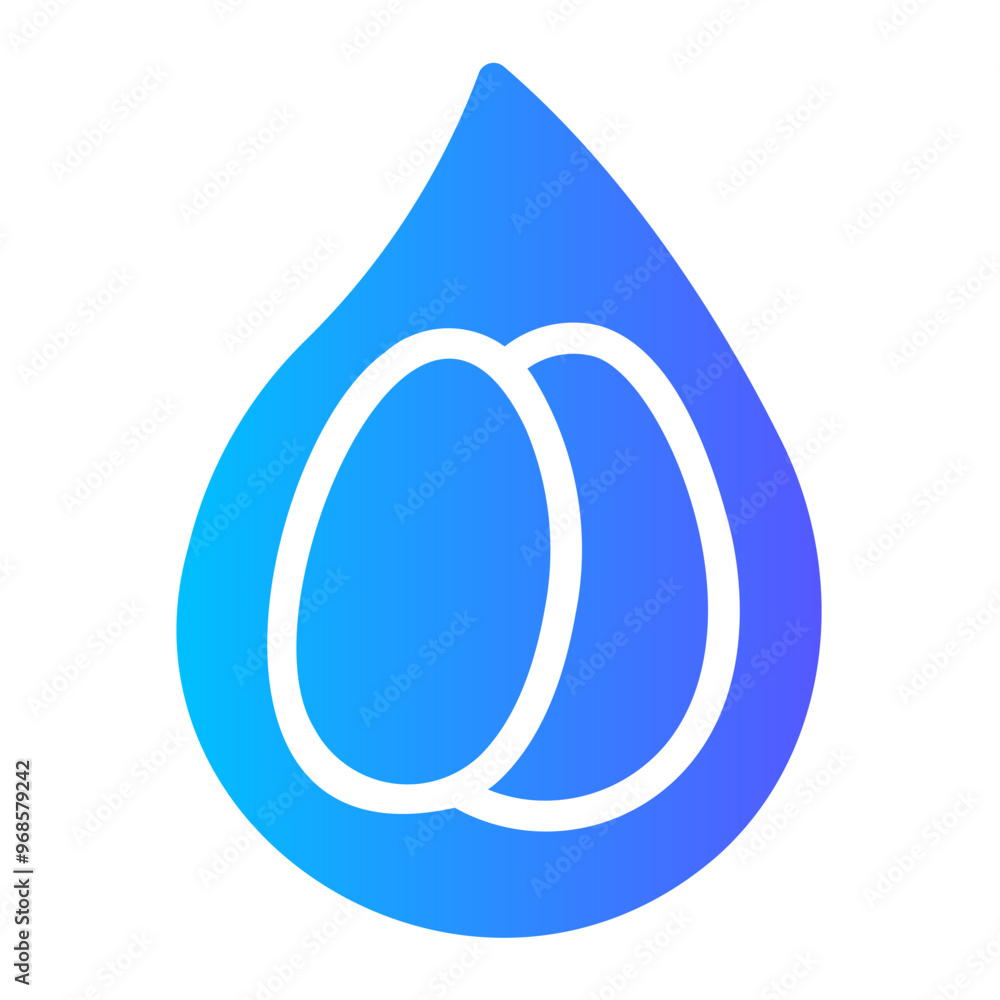 snake fruit Gradient icon