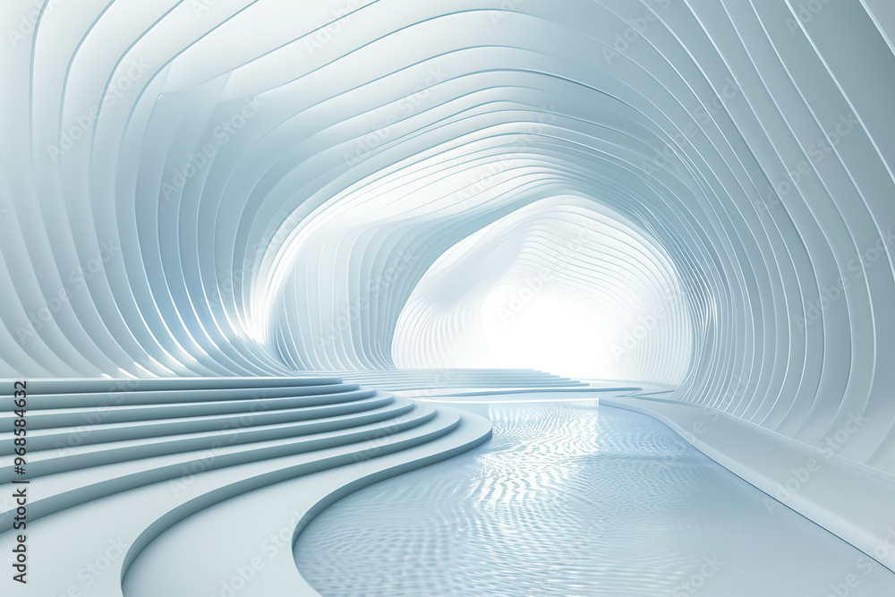 Futuristic 3D Virtual Space Background Futuristic 3D Virtual Space Background