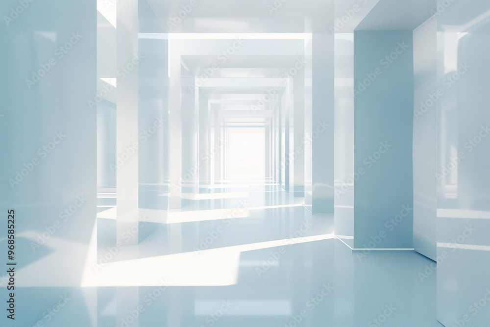 Futuristic 3D Virtual Space Background Futuristic 3D Virtual Space Background
