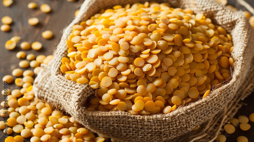 Yellow split gram lentils Yellow split gram lentils