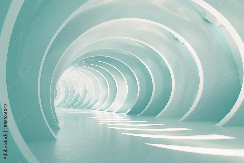 Obraz premium Futuristic 3D Virtual Space Background