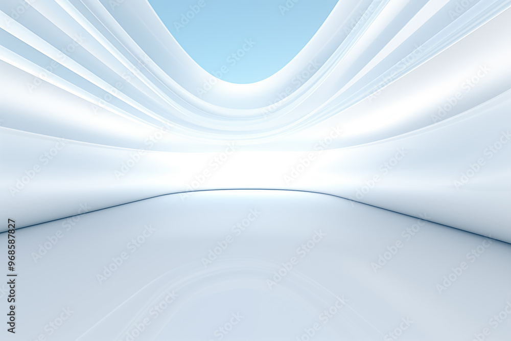 Obraz premium Futuristic 3D Virtual Space Background