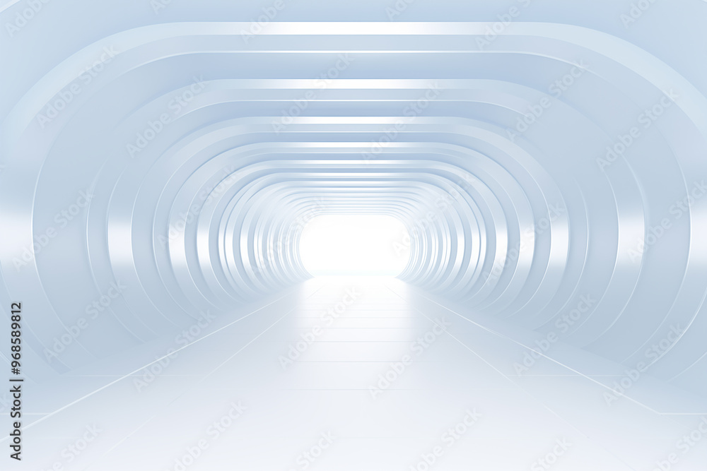 Naklejka premium Futuristic 3D Virtual Space Background