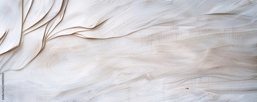 Obraz premium Smooth ash wood texture background with a light, neutral tone and subtle grain, ideal for minimalist and contemporary designs with ample copyspace.