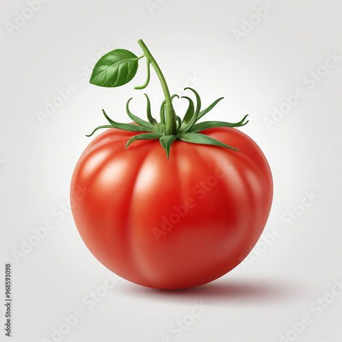 Wallpaper Mural Tomato Featured on Plain White Background Torontodigital.ca