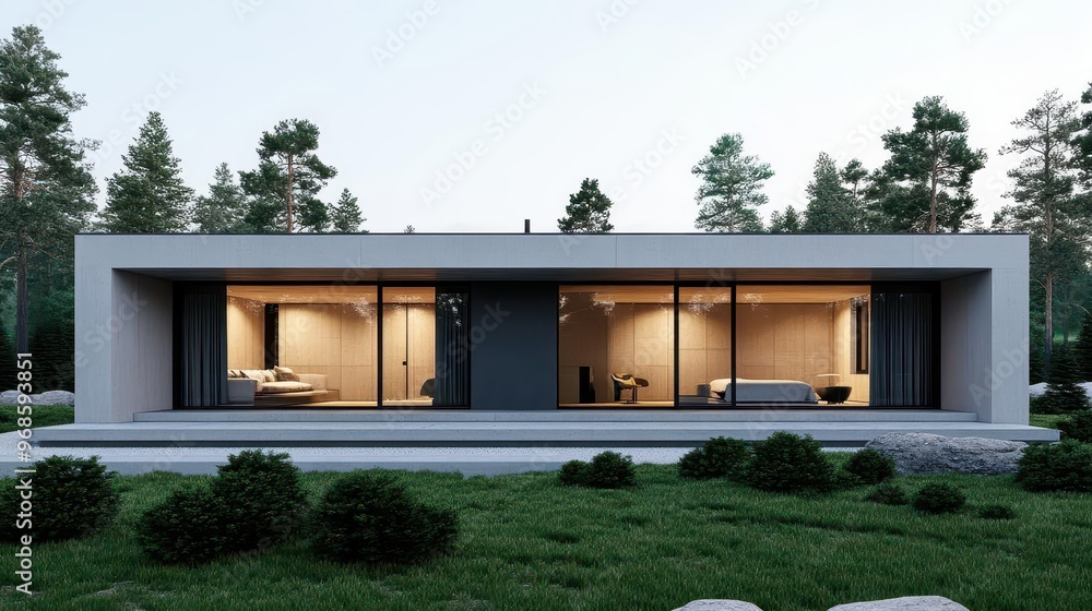 Modern sustainable underground eco-home Modern sustainable underground eco-home
