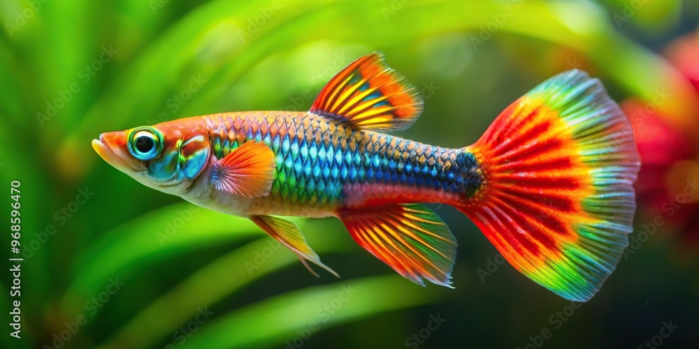 swim, Fisheye, aquarium, ornamental fish, unique, A stock photo showcasing the vibrant and eye catching Endler Guppy Poecilia wingei a tiny tropical aquarium fish with brilliant colors swim, Fisheye, aquarium, ornamental fish, unique, A stock photo showcasing the vibrant and eye catching Endler Guppy Poecilia wingei a tiny tropical aquarium fish with brilliant colors