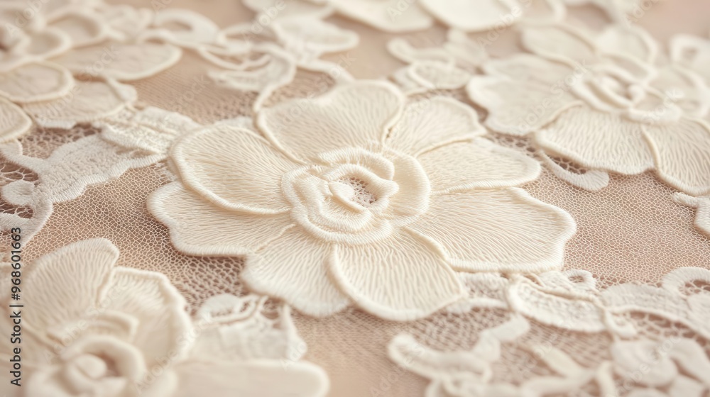 Close-up of intricate lace pattern Close-up of intricate lace pattern