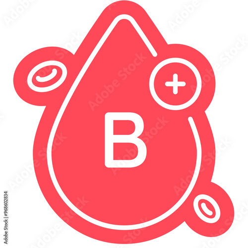 Blood type B with rhesus Positive