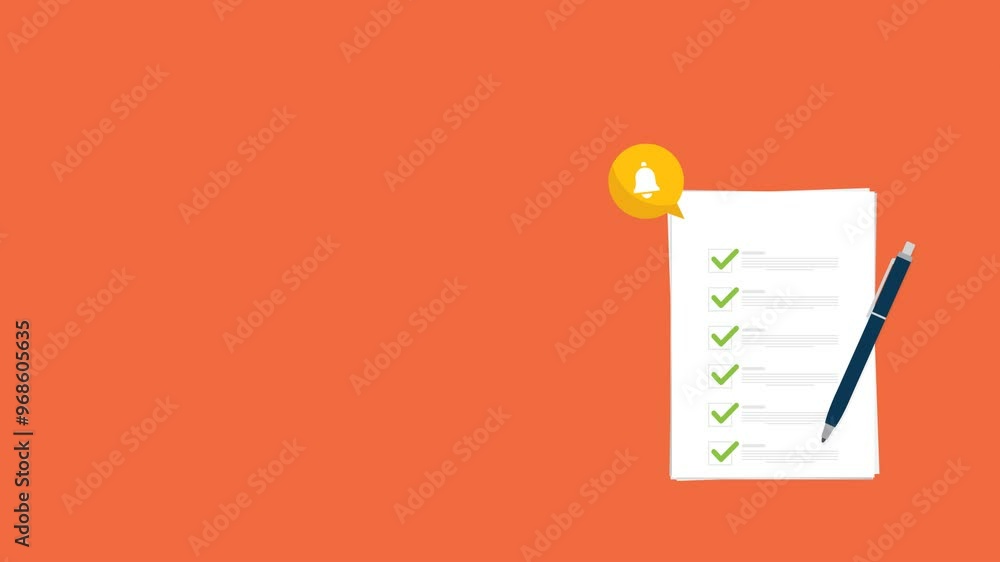 Check list document, paper check list and to do list with checkboxes ...