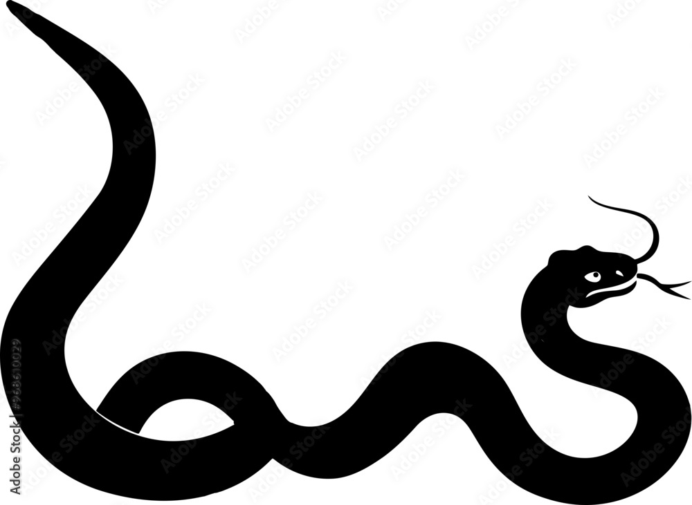 Chinese snake ornament border drawing Chinese snake ornament border drawing