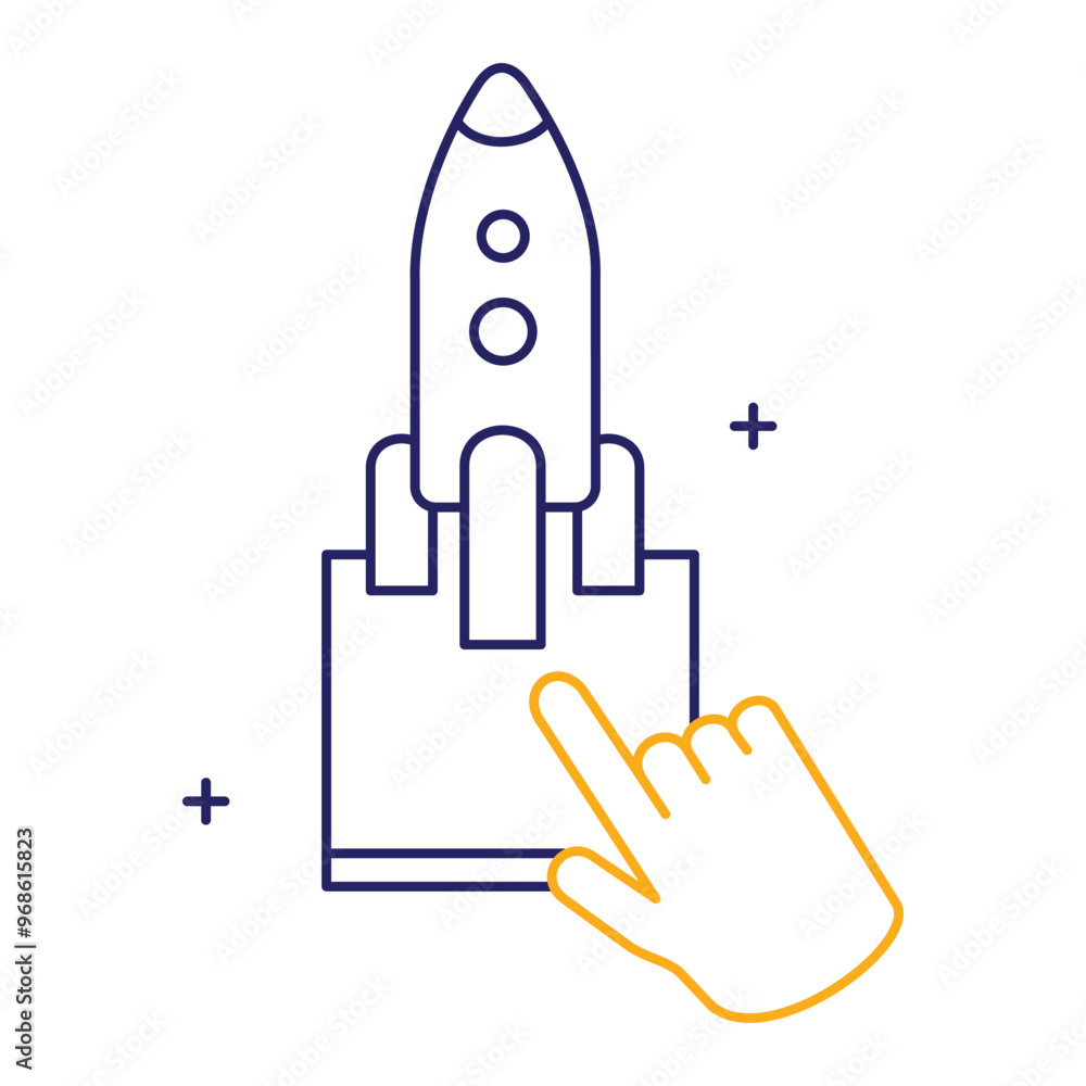 Automation and Launch Command Vector Icon Design, system launch, terminal commands, software startup, computer commands Automation and Launch Command Vector Icon Design, system launch, terminal commands, software startup, computer commands