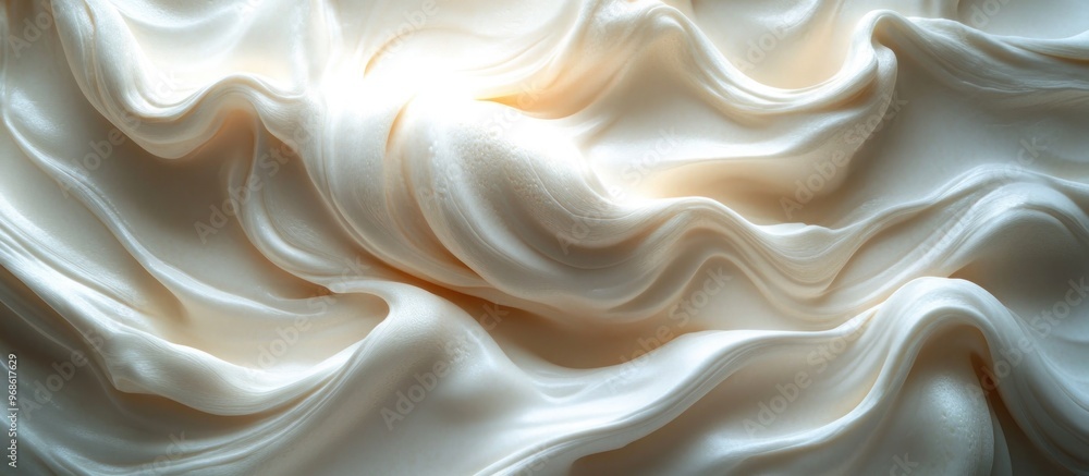 Abstract Whipped Cream Texture Abstract Whipped Cream Texture