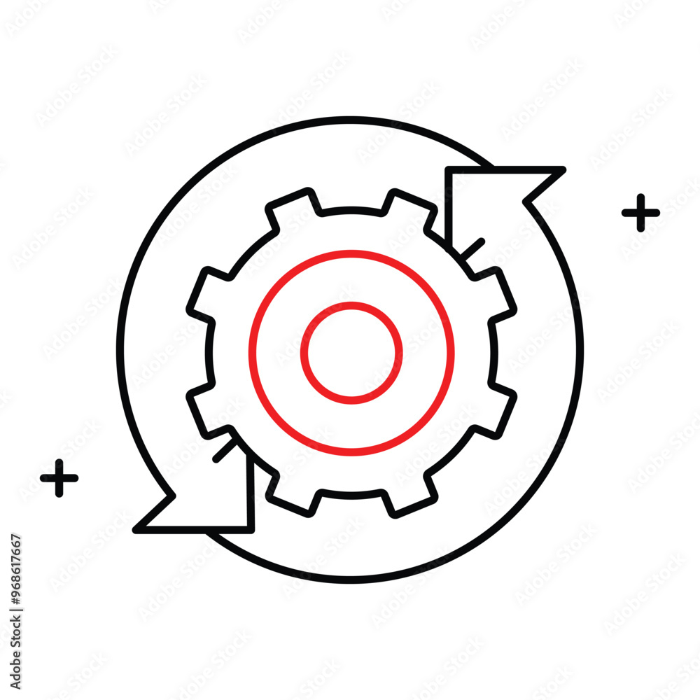 Technical Reconstruction and Reverse Engineering Icon, technology, product disassembly, data extraction, engineering tools, process Technical Reconstruction and Reverse Engineering Icon, technology, product disassembly, data extraction, engineering tools, process