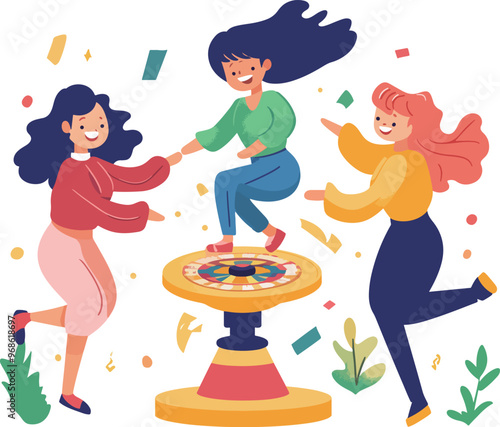 Friends Having Fun Together