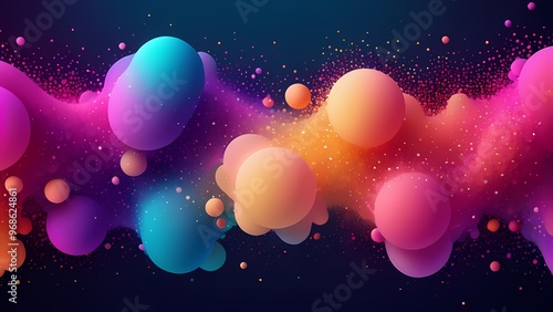 abstract colorful gradient background design wallpaper