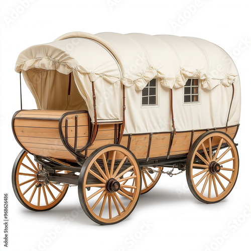 Horse Wagon Isolated