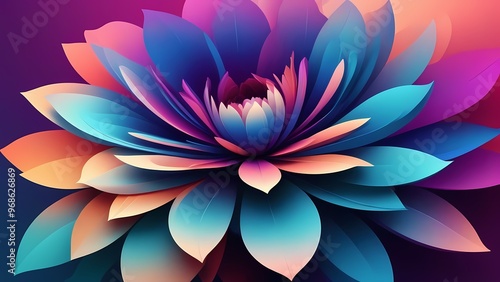 abstract colorful gradient background design wallpaper