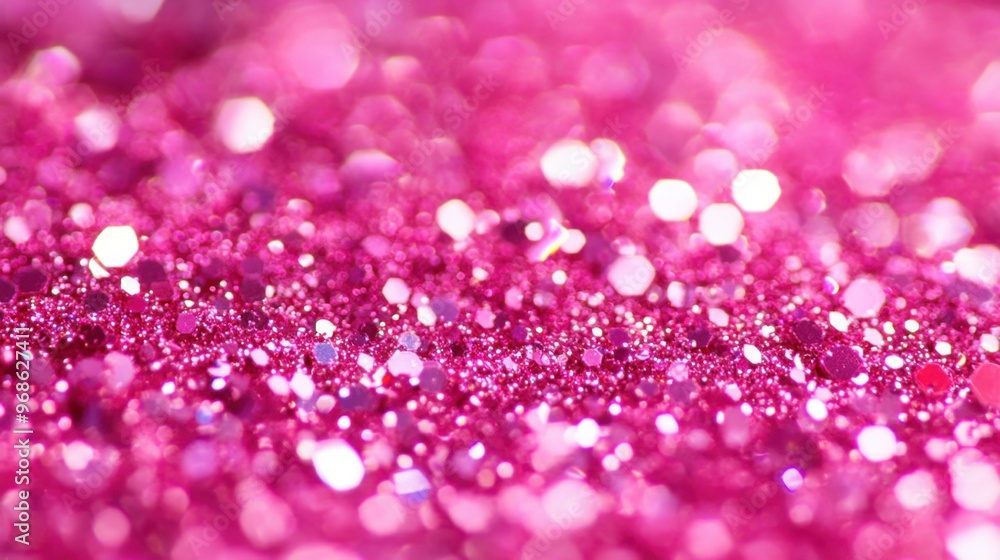 Shimmering pink glitter texture with small, intricate sparkles. Bright and playful background for fashion or celebration themes. Shimmering pink glitter texture with small, intricate sparkles. Bright and playful background for fashion or celebration themes.