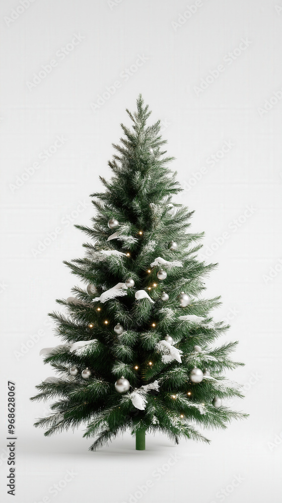 Tall Christmas Tree Isolated Tall Christmas Tree Isolated