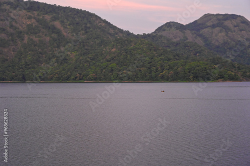 Dam under a mountains, Pothundi Dam Reservoir  photo