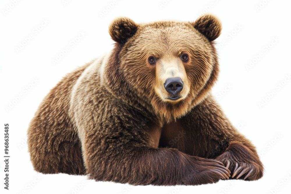 Obraz premium A Photo bear with isolated white background 