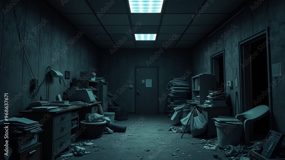 alone in the backrooms liminal space 3d render alone in the backrooms liminal space 3d render
