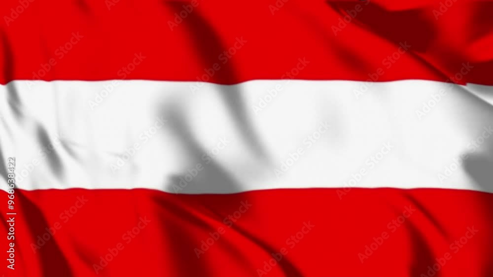 Animation of The National Flag of Austria, Austrian Flags, Realistic Austrian Flag Waving Animation, 3D Austrian Flag Flying Animation Effects, Flag Animation Animation of The National Flag of Austria, Austrian Flags, Realistic Austrian Flag Waving Animation, 3D Austrian Flag Flying Animation Effects, Flag Animation